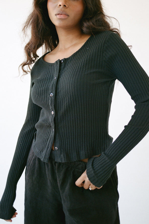 Pointelle Cardigan