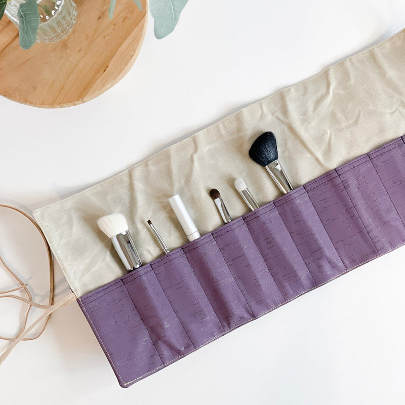 Radiance Brush Roll Travel Organizers Carry Courage Amethyst 