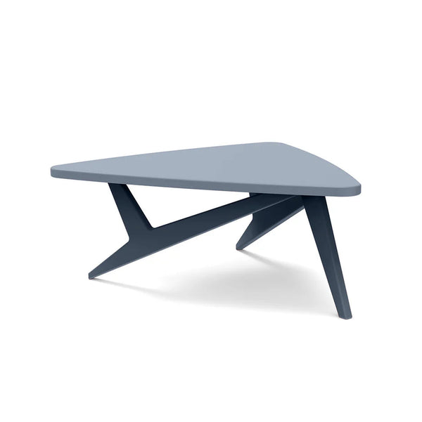 Rapson Recycled Outdoor Cocktail Table Outdoor Tables Loll Designs Ash Blue 