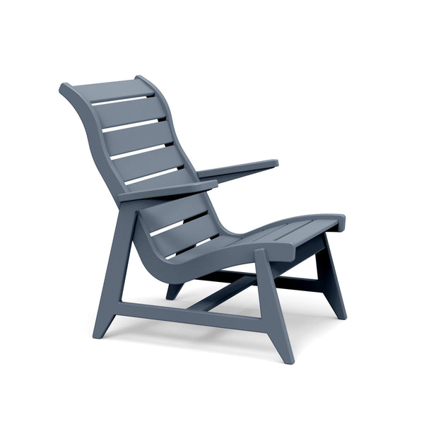 Rapson Recycled Outdoor Lounge Chair Outdoor Seating Loll Designs Ash Blue 