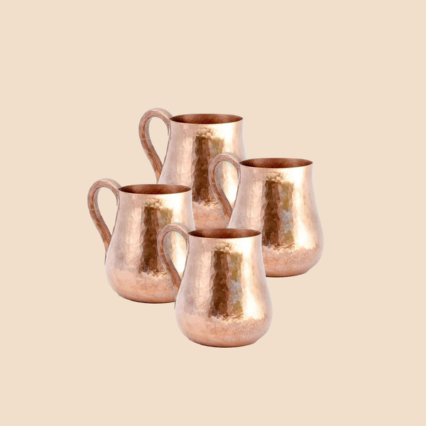 Recycled Copper Mug Set