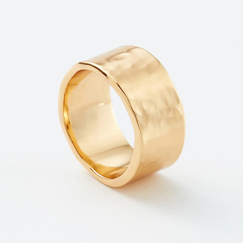 Recycled Gold Moonlight Ring I Rings Sara Patino Jewelry 