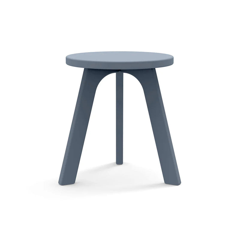 Recycled Outdoor Milk Stool Outdoor Seating Loll Designs Ash Blue 