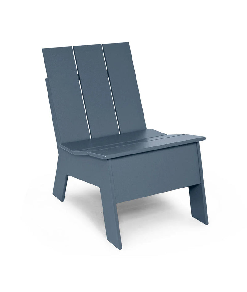 Recycled Outdoor Picket Chair Outdoor Seating Loll Designs Ash Blue 