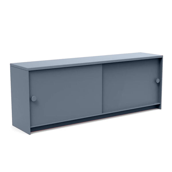 Recycled Outdoor Slider Console Outdoor Cabinets Loll Designs Ash Blue Monochromatic 