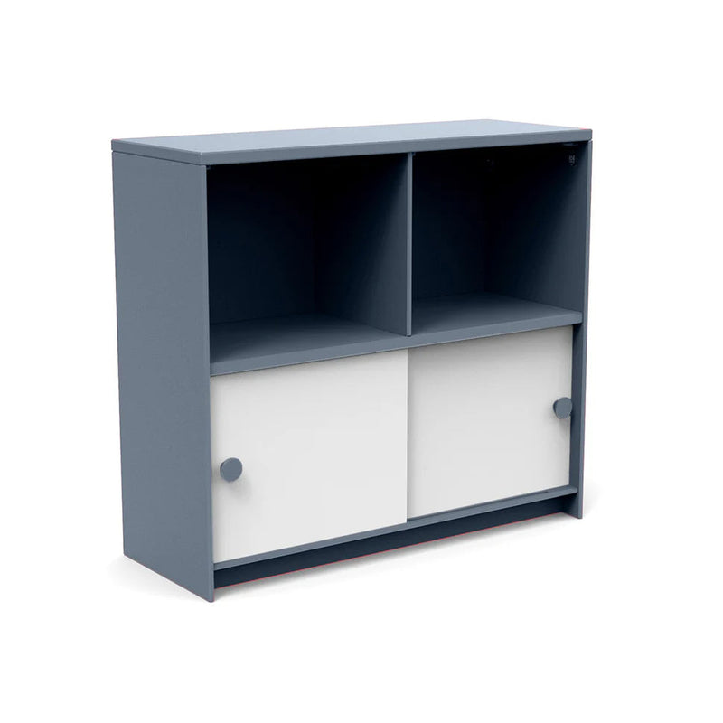 Recycled Slider Cubby Cabinet Outdoor Cubbies Loll Designs Ash Blue Cloud White 