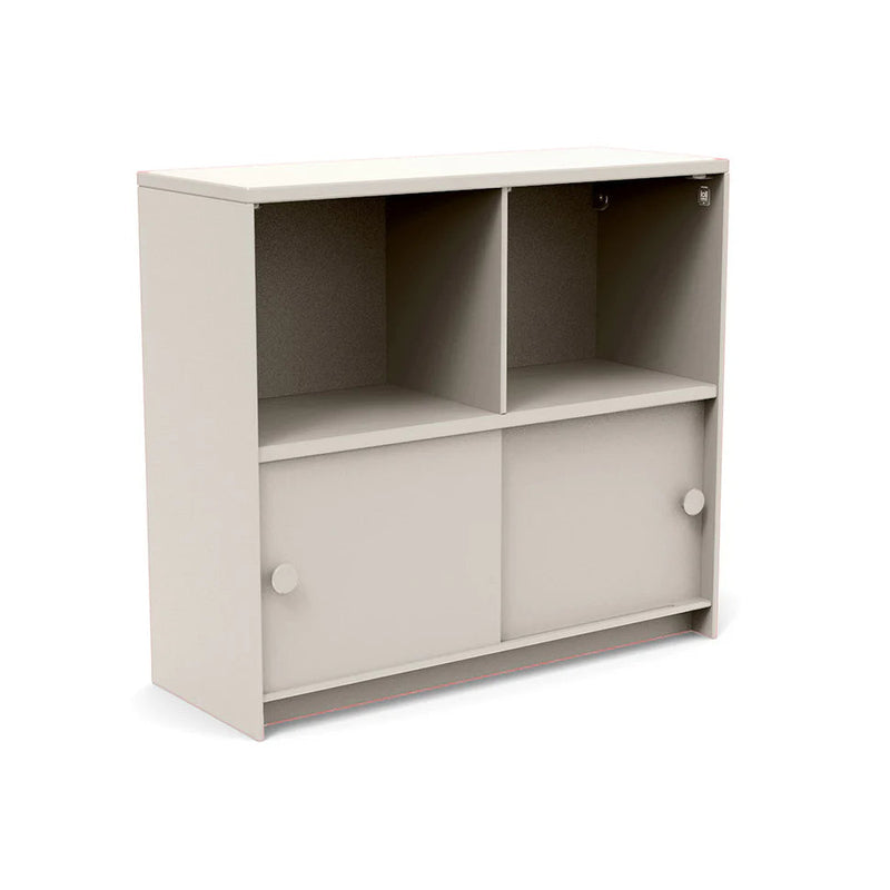 Recycled Slider Cubby Cabinet Outdoor Cubbies Loll Designs Fog Monochromatic 