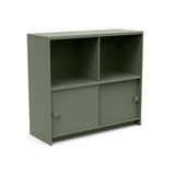 Recycled Slider Cubby Cabinet Outdoor Cubbies Loll Designs Sage Monochromatic 