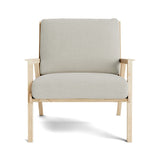 Ridge Accent Chair in Natural Latex - Cotton