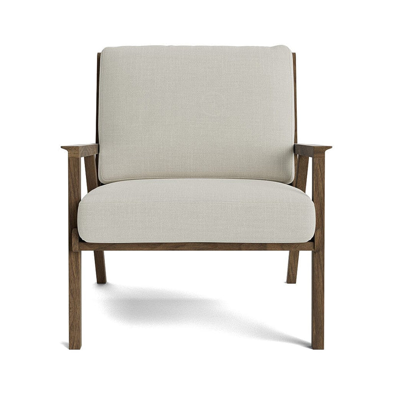 Ridge Accent Chair in Natural Latex - Cotton