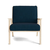 Ridge Accent Chair in Natural Latex - Cotton