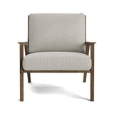 Ridge Accent Chair in Natural Latex - Cotton