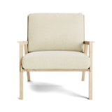 Ridge Accent Chair in Natural Latex - Cotton