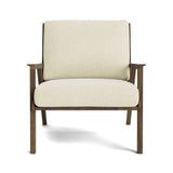 Ridge Accent Chair in Natural Latex - Cotton