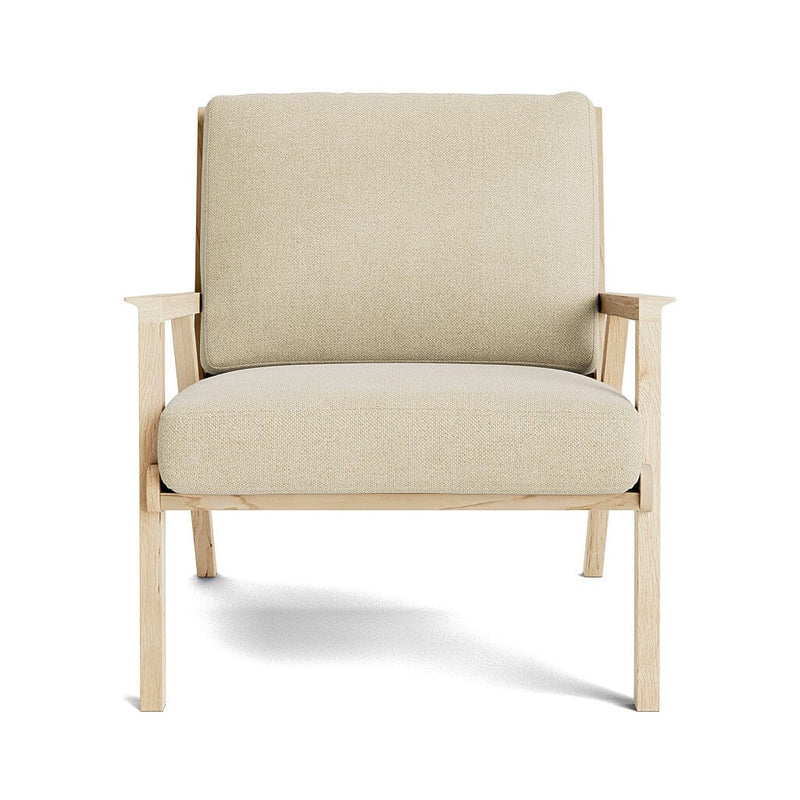 Ridge Accent Chair in Natural Latex - Cotton