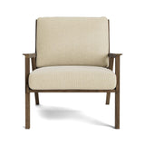 Ridge Accent Chair in Natural Latex - Cotton