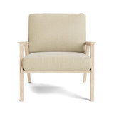 Ridge Accent Chair in Natural Latex - Cotton