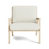 Ridge Accent Chair in Natural Latex - Leather