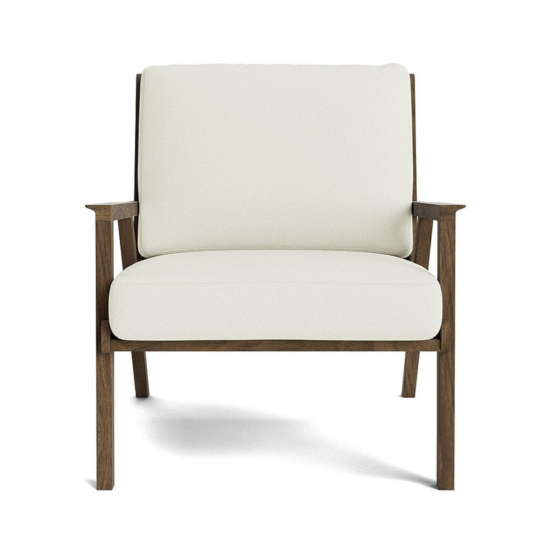 Ridge Accent Chair in Natural Latex - Leather