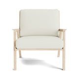 Ridge Accent Chair in Natural Latex - Leather