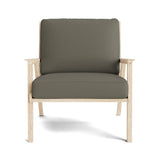 Ridge Accent Chair in Natural Latex - Leather