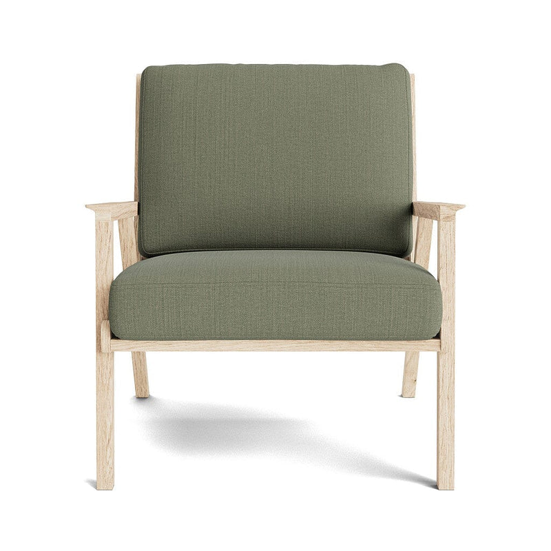 Ridge Accent Chair in Natural Latex - Linen