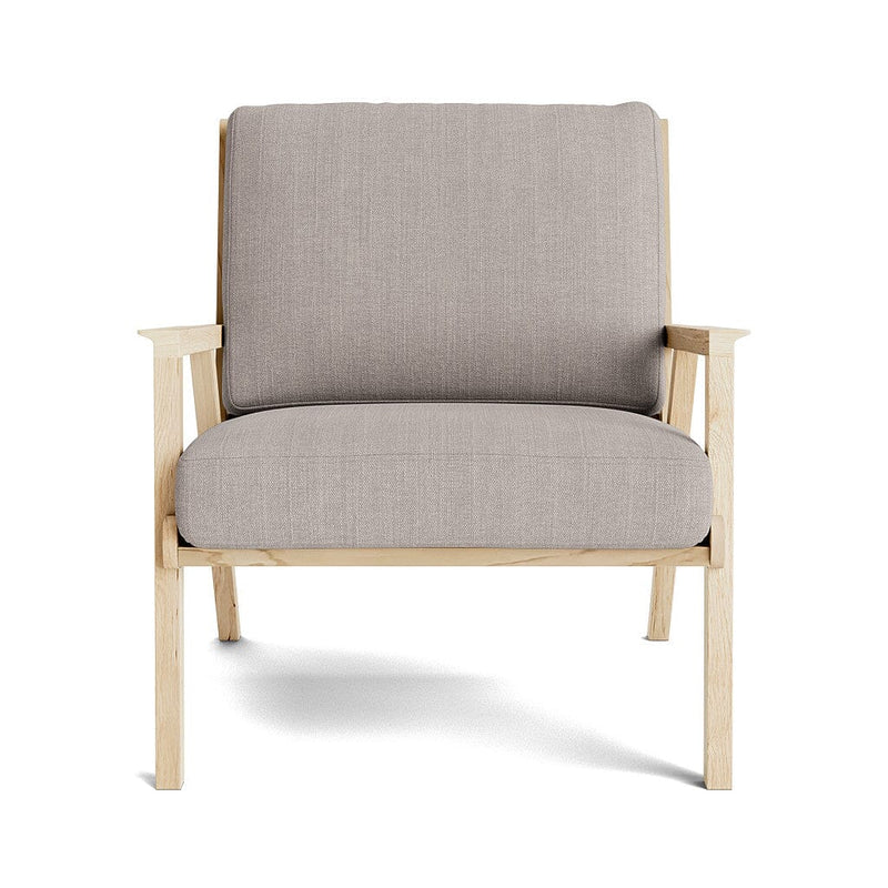 Ridge Accent Chair in Natural Latex - Linen