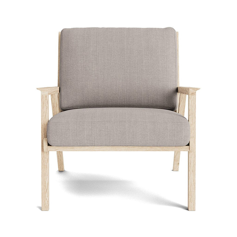 Ridge Accent Chair in Natural Latex - Linen