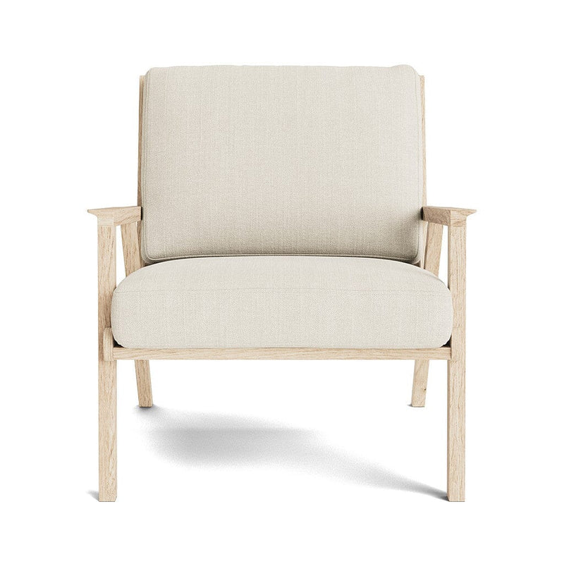 Ridge Accent Chair in Natural Latex - Linen