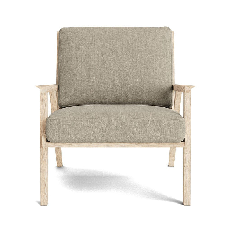 Ridge Accent Chair in Natural Latex - Linen