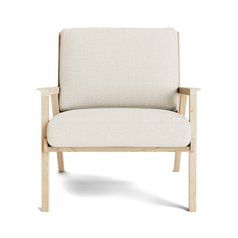 Ridge Accent Chair in Natural Latex - Linen