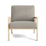 Ridge Accent Chair in Natural Latex - Linen