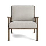 Ridge Accent Chair in Natural Latex - Linen