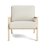 Ridge Accent Chair in Natural Latex - Linen