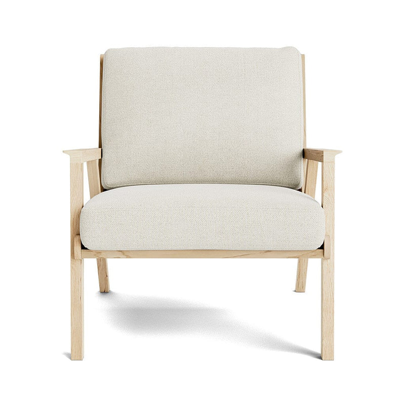 Ridge Accent Chair in Natural Latex - Linen