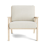 Ridge Accent Chair in Natural Latex - Linen