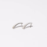 Ridge Arch Stud Earrings Earrings Mulxiply Sterling Silver 