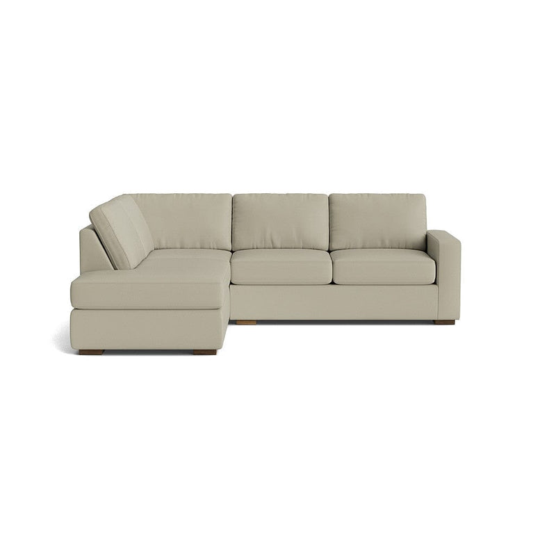 Rio Bumper Sectional in Natural Latex - Leather