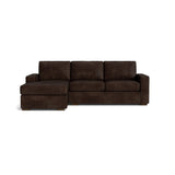 Rio Chaise Sectional in Natural Latex - Leather