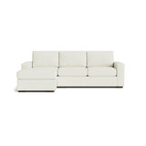 Rio Chaise Sectional in Natural Latex - Leather