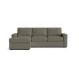 Rio Chaise Sectional in Natural Latex - Leather