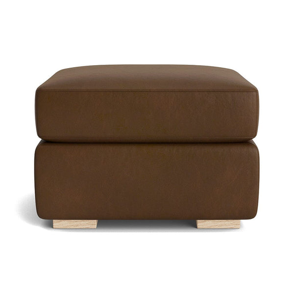 Rio Ottoman in Natural Latex - Leather