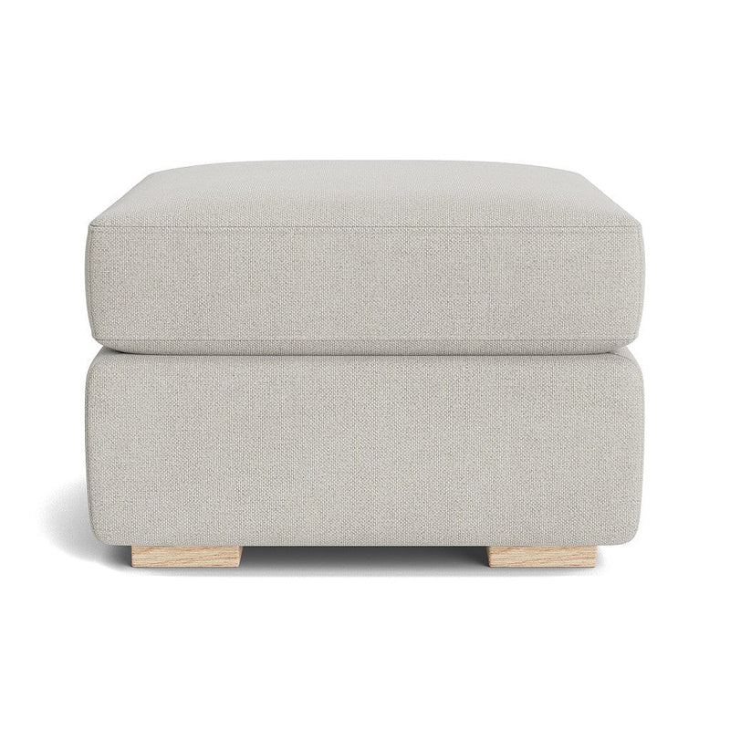 Rio Ottoman in Natural Latex - Linen