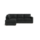 Rio Plush Bumper Sectional in Natural Latex - Leather