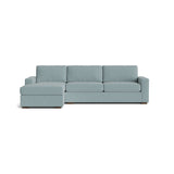 Rio Plush Chaise Sectional in Natural Latex - Cotton