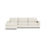 Rio Plush Chaise Sectional in Natural Latex - Linen