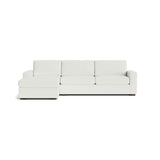 Rio Plush Chaise Sectional in Natural Latex - Recycled Polyester