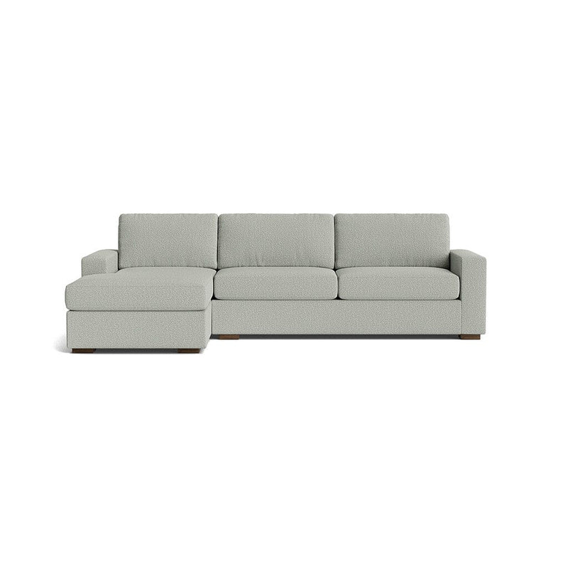 Rio Plush Chaise Sectional in Natural Latex - Recycled Polyester