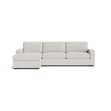 Rio Plush Chaise Sectional in Natural Latex - Recycled Polyester