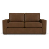 Rio Plush Sofa in Natural Latex - Leather